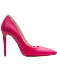 Ginissima - Alice Fuchsia Stiletto Shoes Natural Leather - Lyst