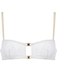 SAETA Paris - Neutrals Silk Wireless Bra - Lyst