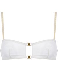 SAETA Paris - Neutrals Silk Wireless Bra - Lyst
