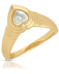 Glamrocks Jewelry - Heart Of Stone Ring- Moonstone - Lyst