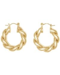 Shabella Nyc - Croissant Hoops Earring - Lyst
