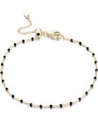 KAMARIA - Enamel Beaded Chain Bracelet - Lyst