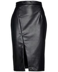 Conquista - Faux Leather Pencil Skirt By Fashion - Lyst