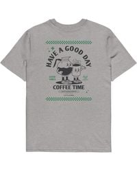 Anchor and Crew - Heather Gustatory Have A Good Day Organic Cotton Embroidered T-Shirt - Lyst