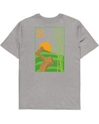 Anchor and Crew - Heather Great Wall Of China Landmark Organic Cotton T-Shirt - Lyst