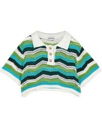 Shooni - Suki Crochet Polo Top - Lyst