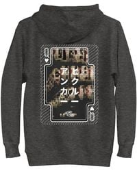 Anchor and Crew - Heather One Japan Gurafiku Cotton Blend Hoodie - Lyst