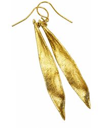 Mother Nature Jewelry - Leaf Earrings, Handmade Dangles - Lyst