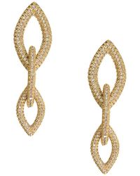 Adriana Pappas Designs - Pave Links Earrings - Lyst