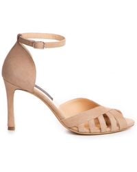 The 5Th Element - Neutrals Rendez-Vous Suede Sandals - Lyst