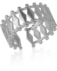 Spero London - Multiple Quad Bar Sterling Ring - Lyst