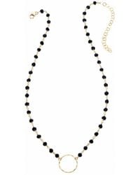 Heather Hawkins Jewelry - Medium Hammered Circle Necklace - Lyst