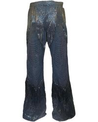Any Old Iron - Sequin Fringe Trousers - Lyst