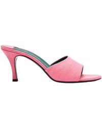 Florrie London - Lucia 75Mm Denim Mule - Lyst