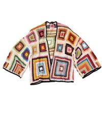 Saachi - Granny Crochet Jacket Short - Lyst