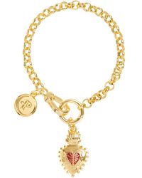 Patroula Jewellery - Gold Belcher Frida Kahlo Bracelet - Lyst