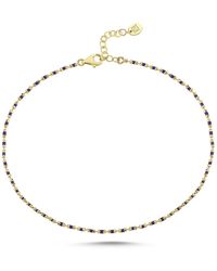 Ecce | Artisan Diamonds - 14K Solid Enamelled Candy Crush Anklet - Lyst