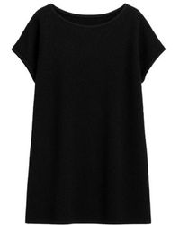 Conquista - Loose Fit Sleeveless Mini Dress With Button Detail - Lyst