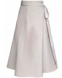 Frock Tales - Illusion Wrap Midi Skirt - Lyst