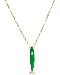 Ebru Jewelry - Spirit Fish Enamel Necklace - Lyst