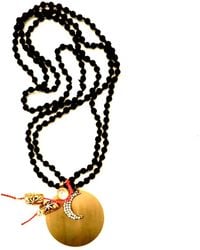 Persia Dona Jewelry - Circle X Moon Necklace - Lyst