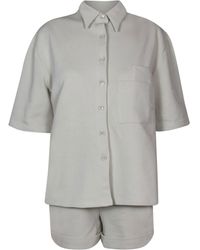 Enxhaline - Neutrals Aviel Shirt Sets - Lyst