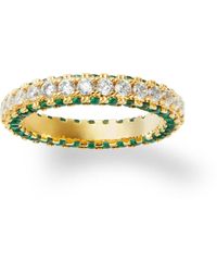 Undefined Jewelry - Mystic Gold & Green Tennis Ring - Lyst