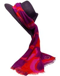 Julia Clancey - Aubergine Fifi Scarf Fedora Set - Lyst