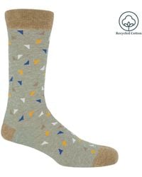 Peper Harow - Made in England - Neutrals Trilateral Socks - Lyst