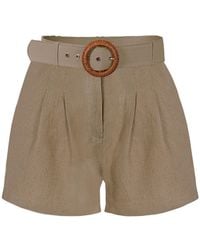 Monlicia - Reve Linen Short - Lyst