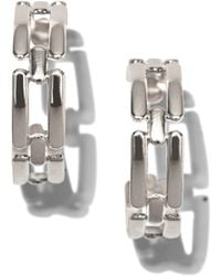 Jaredjamin - Bravura Chain Hoop Post Earrings - Lyst