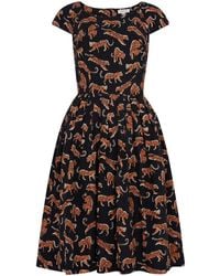 Emily and Fin - Claudia Leaping Leopards Dress - Lyst