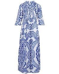 At Last - Cotton Annabel Maxi Dress - Lyst