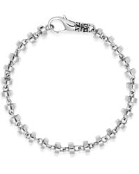 Nialaya - Sterling Round Link Bracelet - Lyst