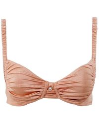 Decolet the label - Neutrals Ariel Underwire Bikini Top - Lyst