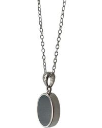 Fi Collection - Sterling Hematite Necklace - Lyst