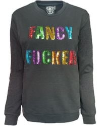 Any Old Iron - Fancy Fucker Sequin Sweatshirt - Lyst