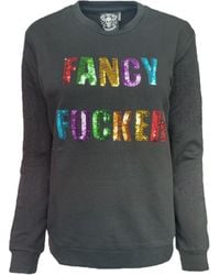 Any Old Iron - Fancy Fucker Sequin Sweatshirt - Lyst
