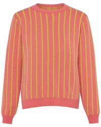 INGMARSON - Thin Striped Wool & Cashmere Jumper - Lyst
