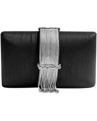 Simitri - Midnight Fringe Clutch - Lyst