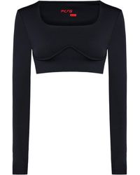 Pcfg - Free Heaven Long Sleeve Crop Top - Lyst