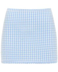 Montce - Peri Micro Gingham Micro Skirt - Lyst