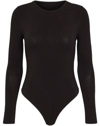 OW Collection - Erla Basic Long Sleeve Bodysuit - Lyst