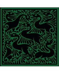 Artemis Muse - William De Morgan & Fantastic Ducks Luxury Large Silk Scarf - Lyst
