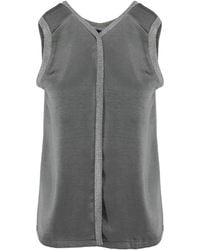 Silvia Serban - Reversible Satin Top - Lyst