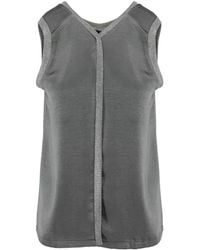Silvia Serban - Reversible Satin Top - Lyst