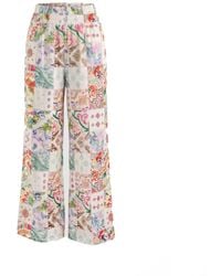 Introvertie VIENNA - Johnny Silk Stretch Palazzo Pants - Lyst
