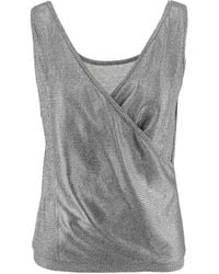 Silvia Serban - Reversible Jersey Top - Lyst