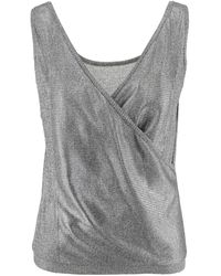 Silvia Serban - Reversible Jersey Top - Lyst