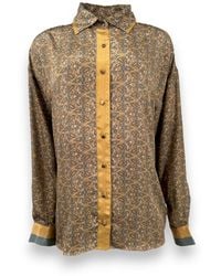 Monzlapur New York - Paisley Motif Long Sleeve Shirt - Lyst